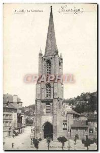 Old Postcard Tulle Cathedral