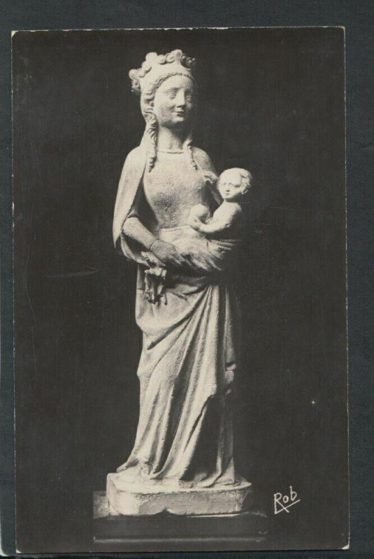 France Postcard - Chartres - Statue De N.D.De La Breche     T3843