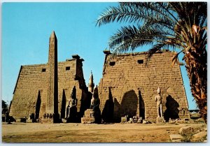 M-57559 Great Pylon and Obelisk Luxor Temple Luxor Egypt