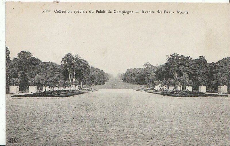 France Postcard - Speciale Du Palais de Compiegne - Avenue des Beaux Monts ZZ180