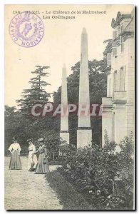 Old Postcard Rueil Malmaison Chateau The Obelisks