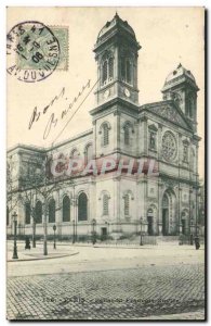Paris Old Postcard Church of Saint Francis Xavier