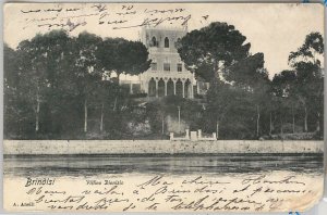 43971 vintage postcard - city toast - villa dionysius-