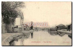 Montargis Old Postcard View of the harbor