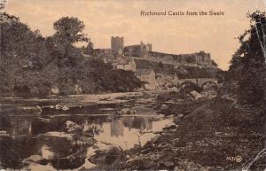 uk2556 richmond castle london real photo uk