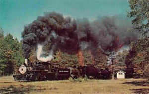 Reader Railroad Locomotive Train Baldwin Prairie Type Ames AR Railroad postcard