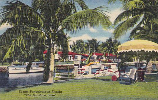 Dream Bungalows In Florida 1954 Curteich