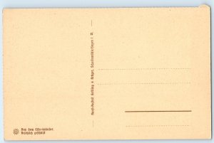 Bavaria Germany Postcard Bamberg Cathedral c1940's Vintage Unposted