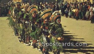 Basket Dance - San Juan Pueblo, New Mexico NM Postcard