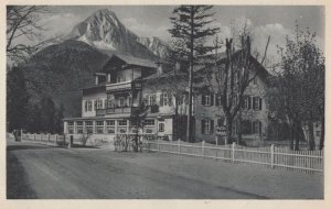 Hotel Pension Karwendel Mittenwald On The Isar Germany Postcard