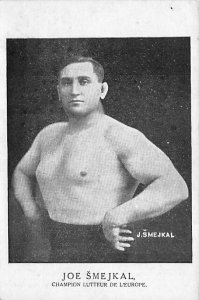 Joe Smejka;, Champion Lutteur De L'Europe Wrestling Unused 