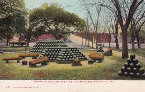 FORTRESS MONROE, Virginia, 1900-1910s; Revolutionary Relics