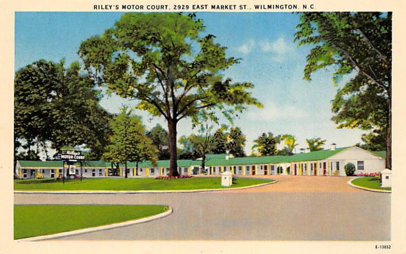 Riley's Motor Court Wilmington, North Carolina NC