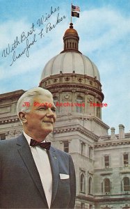 340803-Political Advertising Postcard, Howard R Parker, Indiana Governor