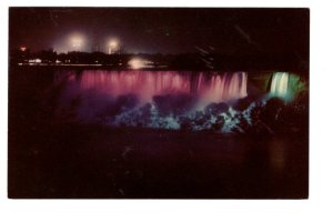 American Falls Illuminated, Niagara Falls, Ontario,