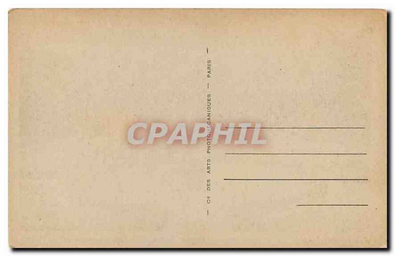 Old Postcard Meaux Garden Old Eveche Parterre designed by Le Notre's