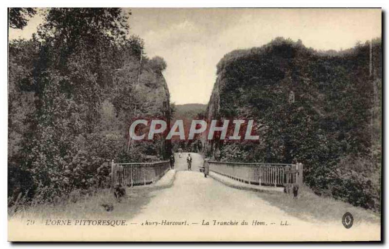 Old Postcard Thury Harcourt The Tranchee of Hom