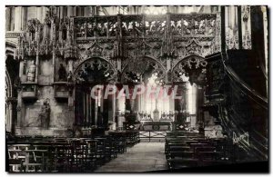 Modern Postcard Troyes Jube Gothic church Sainte Madeleine