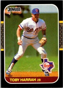 1987 Donruss Baseball Toby Harrah Texas Rangers sk20331
