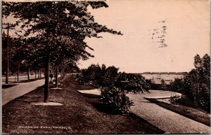 Vtg 1910s Riverside Park Toledo Ohio OH Antique Postcard