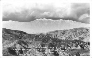 1947 Riverside County California Mt San Antonio Ortega RPPC real photo 10951