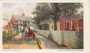 At the Turn of the Street, Nantucket, Massachusetts, 1904 Postcard, Unused