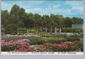 Botanical Gardens, Montreal, Quebec, Chrome Postcard