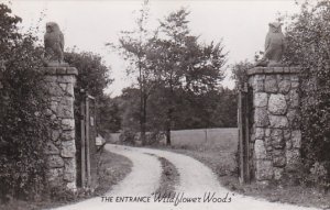 Indiana Rome City Entrance Wildflower Woods Real Photo