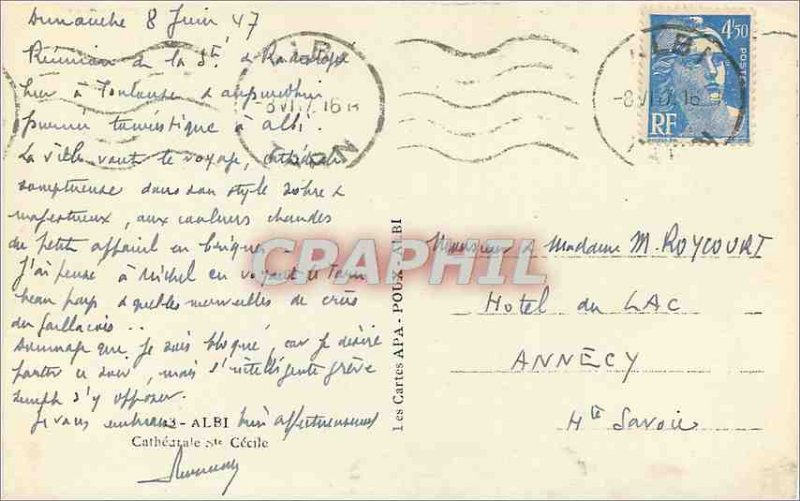 Modern Postcard Albi Cathedral Ste Cecile