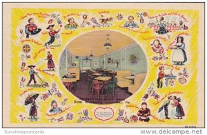 Pennsylvania Lancaster Pennsylvania Dutch Room Hotel Brunswick 1951