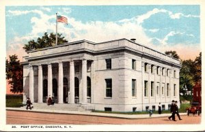 New York Oneonta Post Office Curteich