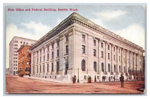 Post Office and Federal Building Seattle Washington WA UNP DB Postcard V18