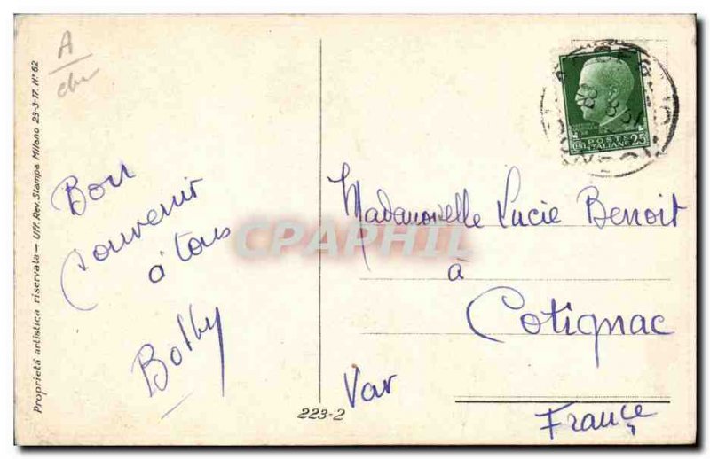 Old Postcard Fantasy Illustrator Angel Mauzan