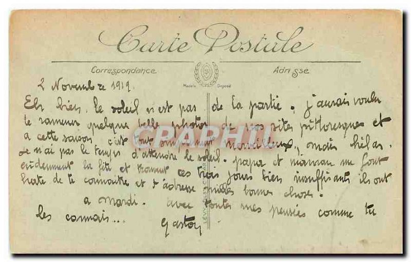 Old Postcard Besancon Rivolle