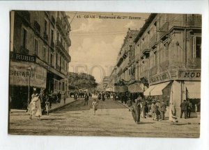 3147409 Algeria ORAN Boulevard du 2 Zouave Vintage postcard