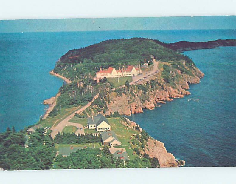 Pre-1980 LODGE SCENE Cape Breton Highland - Near Sydney Nova Scotia NS c5461