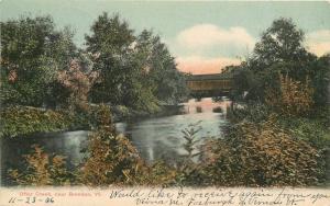 BRANDON VERMONT 1906 Otter Creek Morris undivided postcard 4443