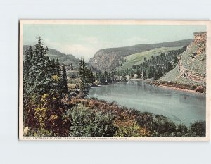 Postcard Entrance To Gore Canyon Grand River Moffat Road Colorado USA