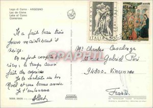 Postcard Modern Lake Como Argegno