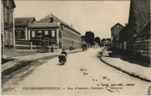 CPA VILLERS-BRETONNEUX - Rue d'AMIENS Fabrique (121226)