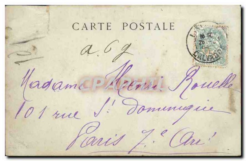 Postcard Old Barracks Lisieux Delannay