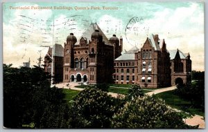 Toronto Canada 1906 Postcard Provincial Parliament Building Queen's Park