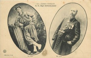 French Catholic priest, missionary & explorer of Africa Mgr Augouard postcard