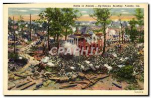 Old Postcard Battle Of Atlanta Cyclorama Building Atlanta Ga Army
