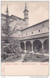 R. Museo Di S. Marco, Veduta Del Primo Chiostro, FIRENZE (Tuscany), Italy, 19...