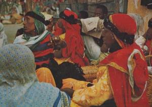 Harrar Ethiopia Market Scene Ethiopian Postcard