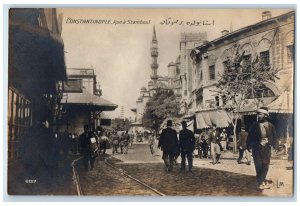 Constantinople Rue A Stamboul Paris France RPPC Photo Unposted Vintage Postcard