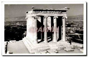 Old Postcard Aohnai HNaoz Nikhz Athens Temple D & # 39Athena Nike