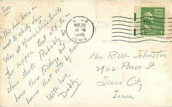 IA, Ames, Iowa, RPPC, Library Building, I.S.C.