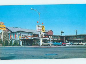 Pre-1980 MOTEL SCENE Carson City Nevada NV AD9335@